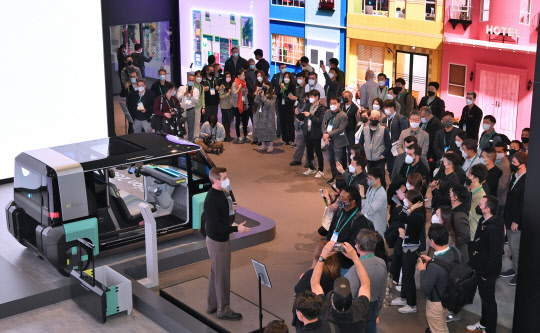 CES2022 현대모비스 부스. <현대모비스 제공>